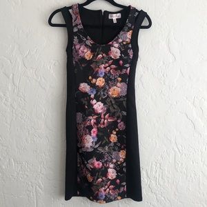 Bodycon floral dress